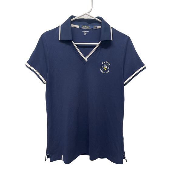 Polo Golf Ralph Lauren Women's Golf Polo U.S. Open polo top navy blue medium - Picture 1 of 8